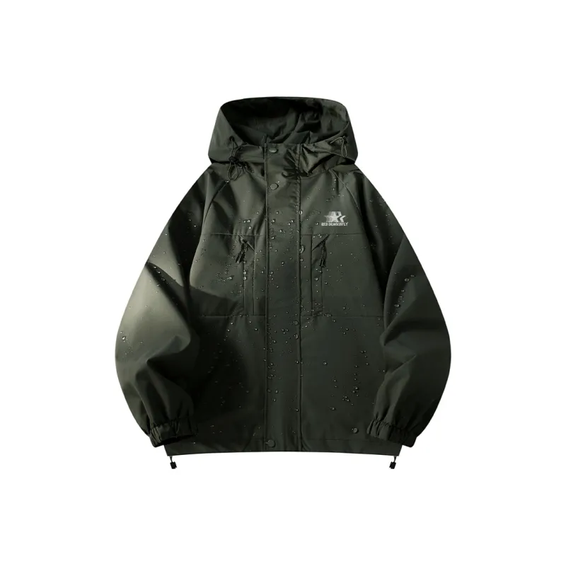 RED DRAGONFLY Windproof And Waterproof Windbreaker Jacket Unisex-0