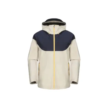 DECATHLON Windbreaker Jackets Men Light White Chalk Gray/Blue Black