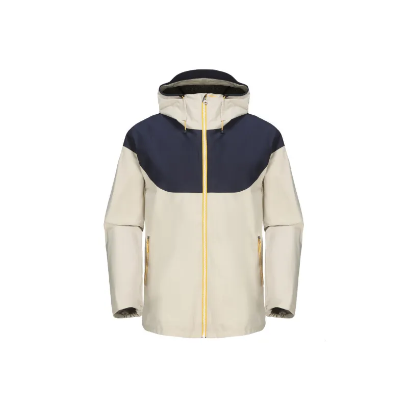 DECATHLON Windbreaker Jackets Men Light White Lime Gray/Blue Black-0
