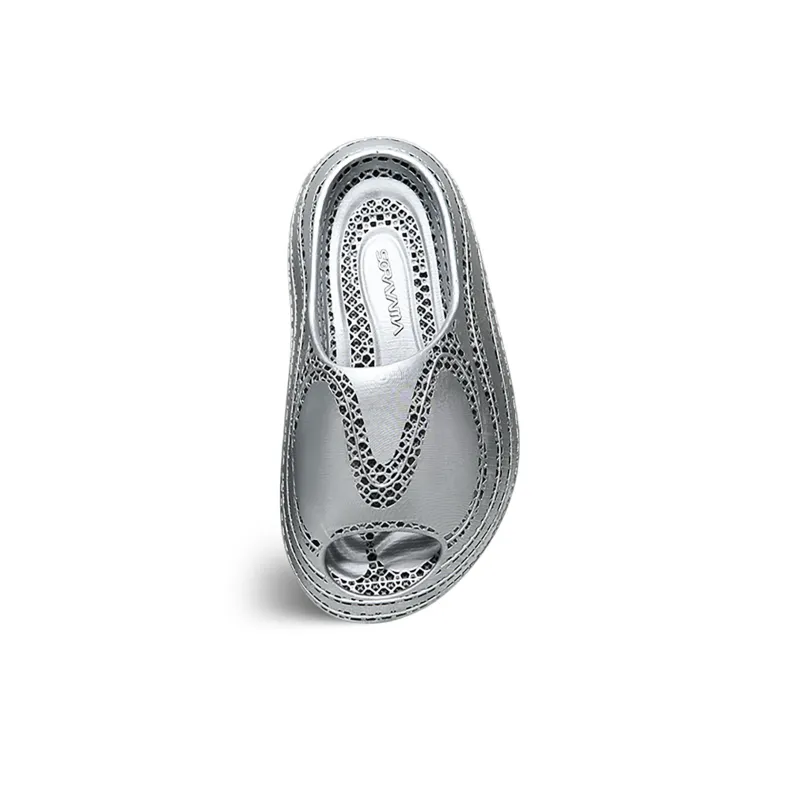 VESSEL Slip Resistant 3D Noah's Ark Slippers Unisex Silver Comfortable And Versatile-3