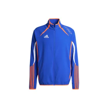 Adidas WOVEN JACKET Retro Sports Stand Collar Jackets Men's Bright Blue