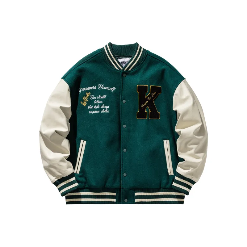 KXLFCHN Baseball Jacket Spring And Autumn Unisex-5
