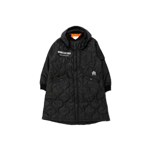 WIND AND SEA SS24 X WDS CWU-9P INSULATION QUILT COAT Coats Unisex Black