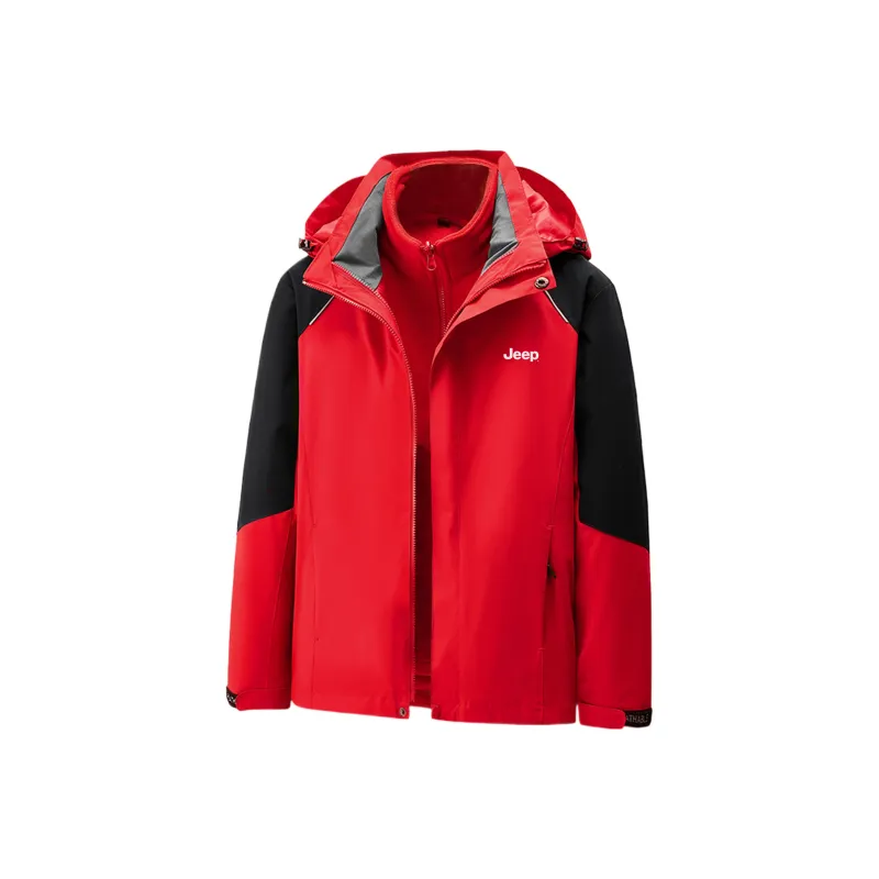 Jeep Urban Living/Travel/Commuting Waterproof And Windproof Windbreaker Jacket Unisex-1