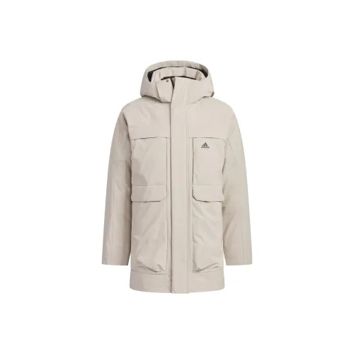 Adidas Down Jackets Men's Beige