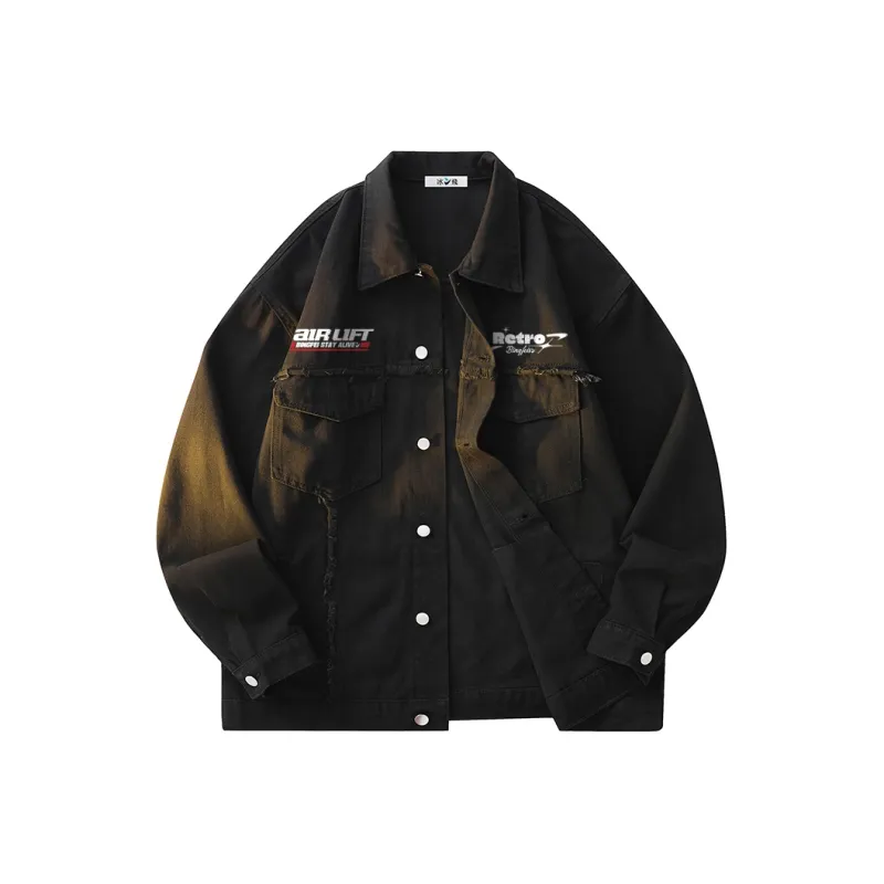 Ice flying Denim Jackets Unisex-0