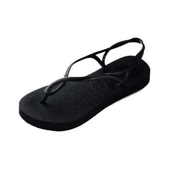 Havaianas LunaFlatform Beach Sandals Women's Black