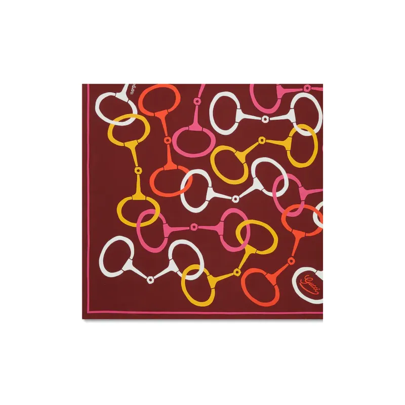 GUCCI Silk Scarves Women's-2