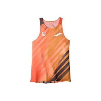 Brooks Elite Singlet Tank Top Men's Orange