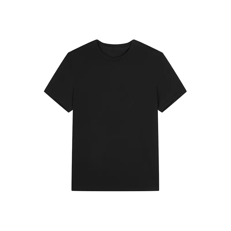 CROQUIS Black Thread T Shirts Men-5