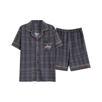 MADALLO Pajama Set Men's Dusty Blue