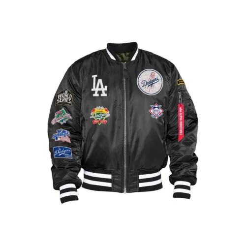 New Era SS22 Baseball Jacket Unisex Black