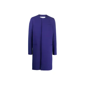 OFF-WHITE Coats Men Electric Glow Purple