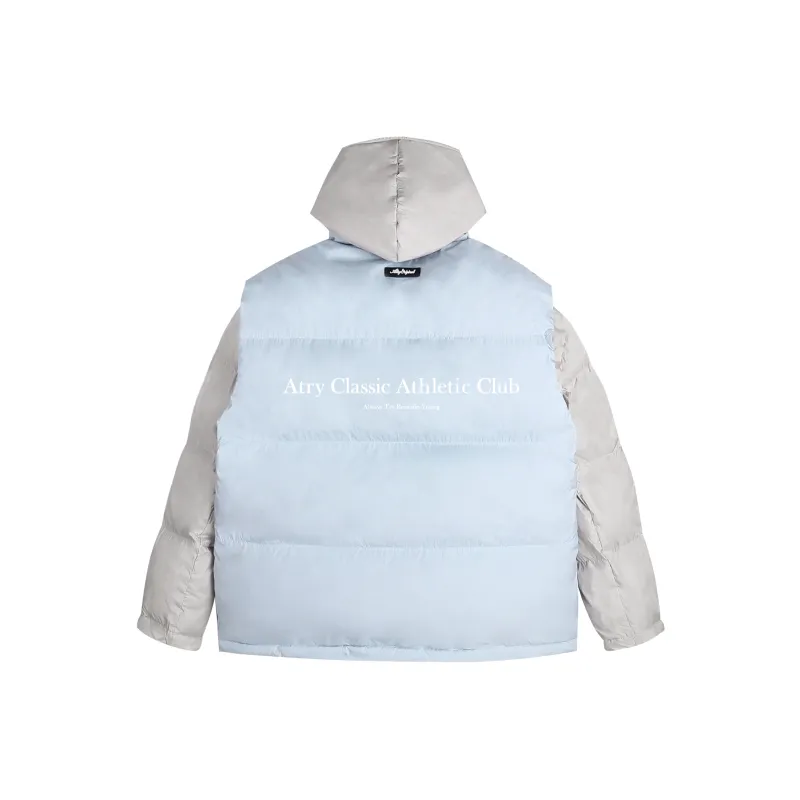 Atry Alphabet Slogan Series Puffer Jacket National Trend Minimalist Style Unisex Cold Resistant Coat Unisex-13