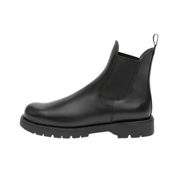 KLEMAN CLEON MANUFACTURE TONNANT Short Chelsea Boots Men's Black