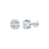 Titanium Alloy Zircon Stud Earrings[1 Pair]