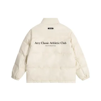 Atry Alphabet Slogan Series Puffer Jacket Unisex