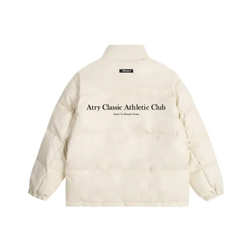 Atry Alphabet Slogan Series Puffer Jacket Unisex