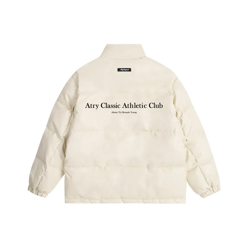 Atry Alphabet Slogan Series Puffer Jacket Unisex-0