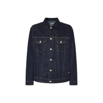 Pepe Jeans Denim Jacket Men's Dark Blue