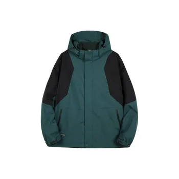 Tectop Waterproof And Windproof To Keep Warm Windbreaker Jacket Unisex Forest Green