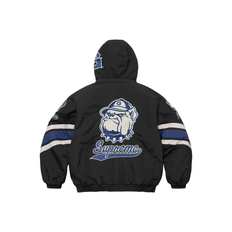 Supreme Mitchell & Ness Ncaa Hooded Stadium Jacket-5