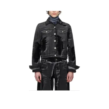 Jean Paul Gaultier Flocked Denim Jacket
