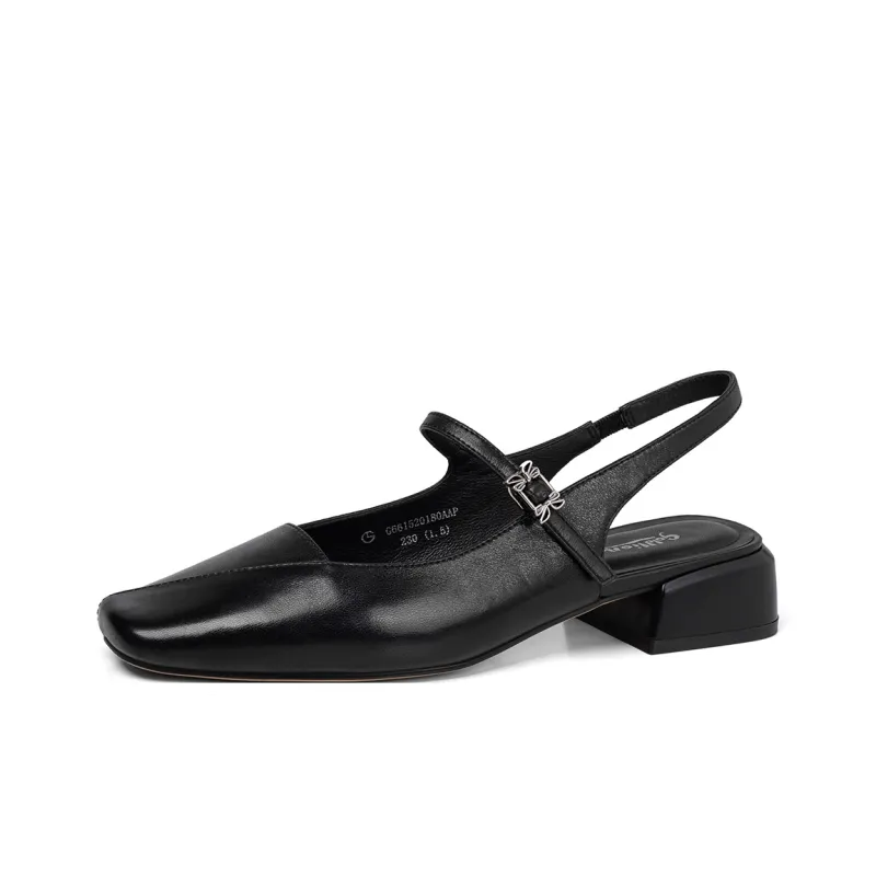 GOLDLION Block Heel High Heels Women's-11