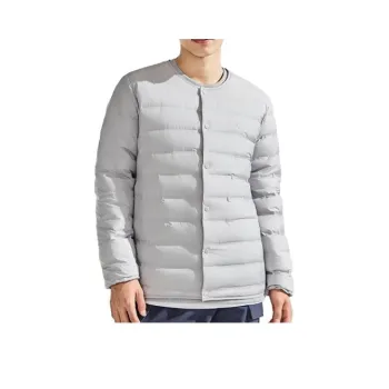 QIAODAN Down Jackets Men Light Moss Gray