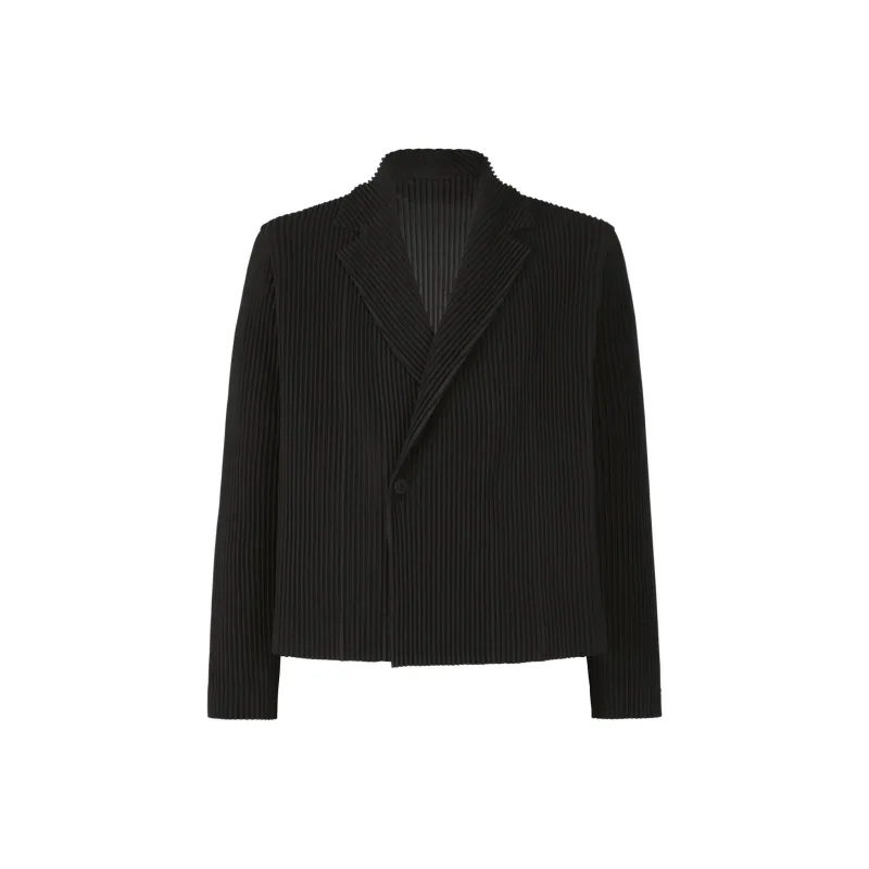Homme Plissé Issey Miyake SS24 Jackets & Coats Men's Black-0