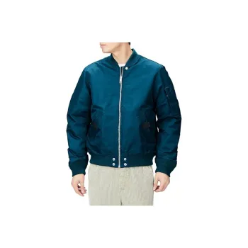 DIESEL Jackets Coats Men's Blue/Yellow Color