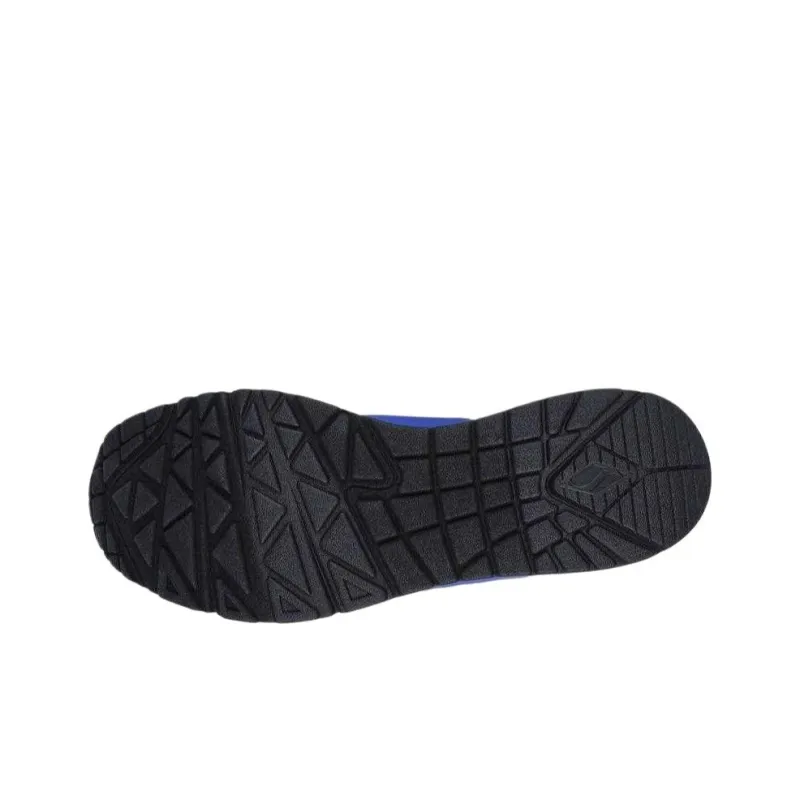 Skechers Uno Shock Absorbers With Slip Resistant And Abrasion Resistant Properties Low Top Casual Shoes Men's Blue-5