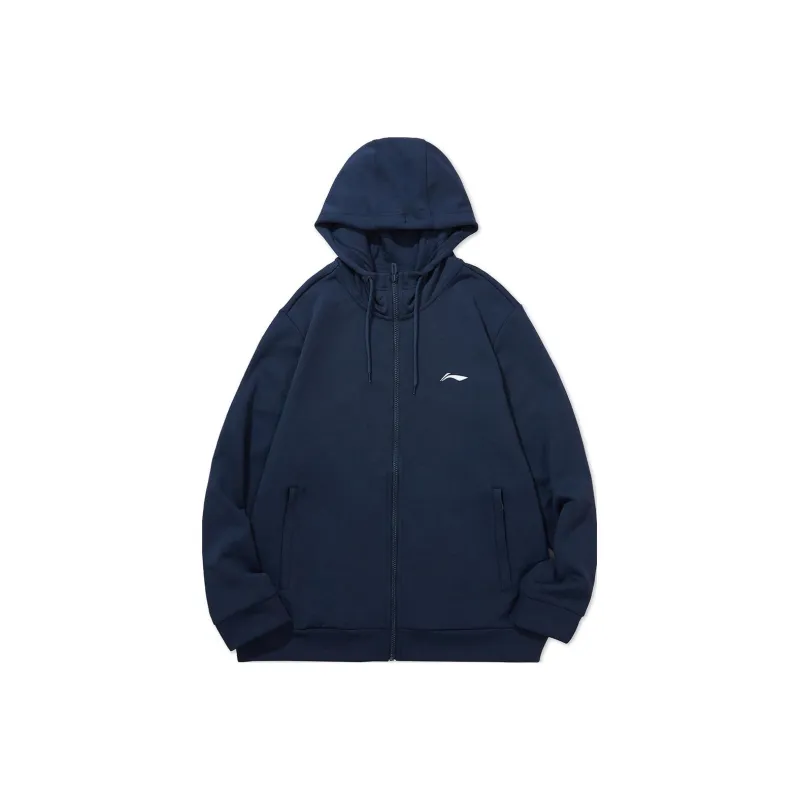 LiNing Badminton Series Jackets Coats Men's Navy Blue-0