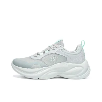 361° Cushioning, Breathable, Lightweight Low Top Casual Running Shoes Women's Mint Gray Green Eggshell Green