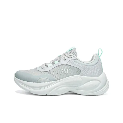 361° Cushioning, Breathable, Lightweight Low Top Casual Running Shoes Women's Mint Gray Green Eggshell Green