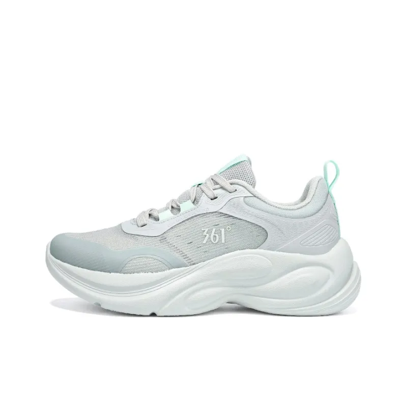 361° Cushioning, Breathable, Lightweight Low Top Casual Running Shoes Women's Mint Gray Green Eggshell Green-0