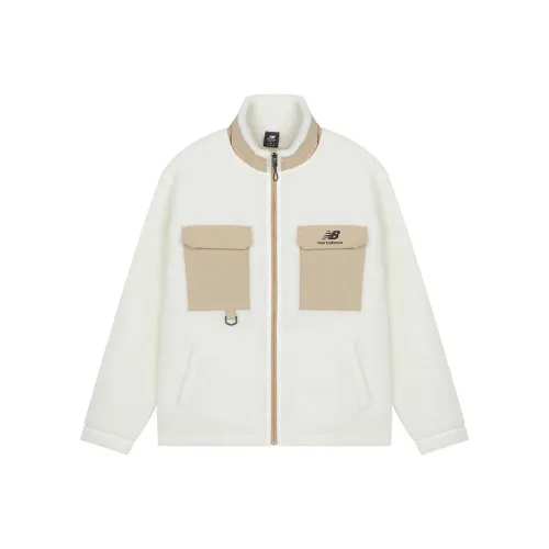 New Balance Velvet Jackets Men White