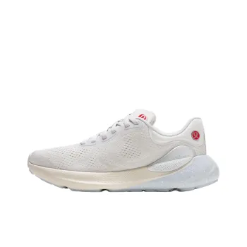 Lululemon Beyondfeel Anti Slip Wear Resistant Low Top Casual Running Shoes Women's Gray White