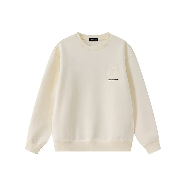 CAISEDI Sweatshirts Men Ecru-0
