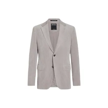 Zegna Cashco FW24 Business Suits Coats Men's Light Taupe