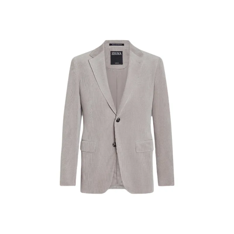 Zegna Cashco FW24 Business Suits Coats Men's Light Taupe-0