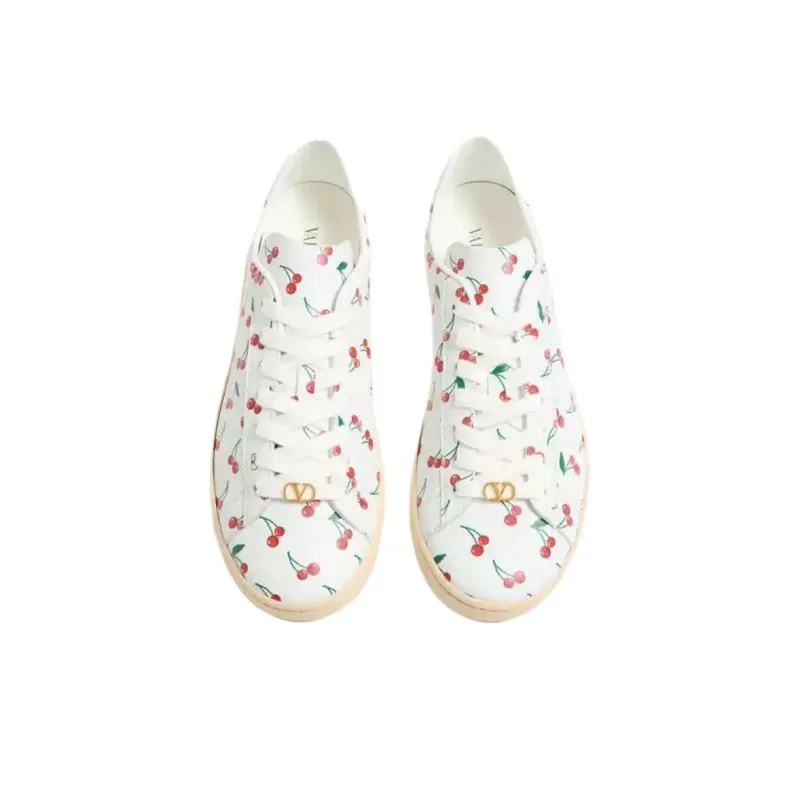 Valentino Royco Low Top Skateboard Shoes Men's White-3