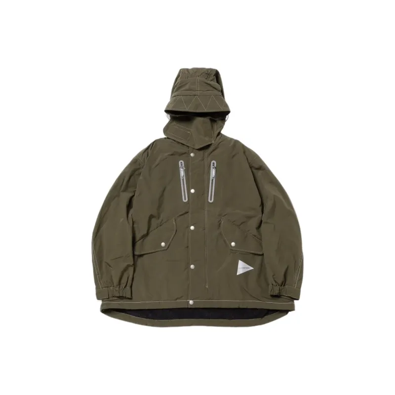 And Wander FW24 Jackets & Coats Unisex Khaki-0