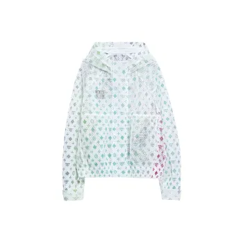 TCH Sun Protection Clothing Unisex White With Silver Logo