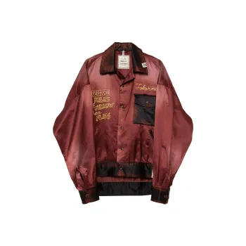 Maison Mihara Yasuhiro Jackets Men Bordeaux Red