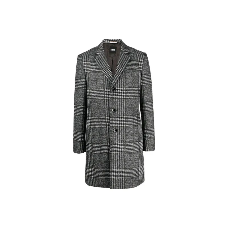 HUGO BOSS Coats Men Gray-0