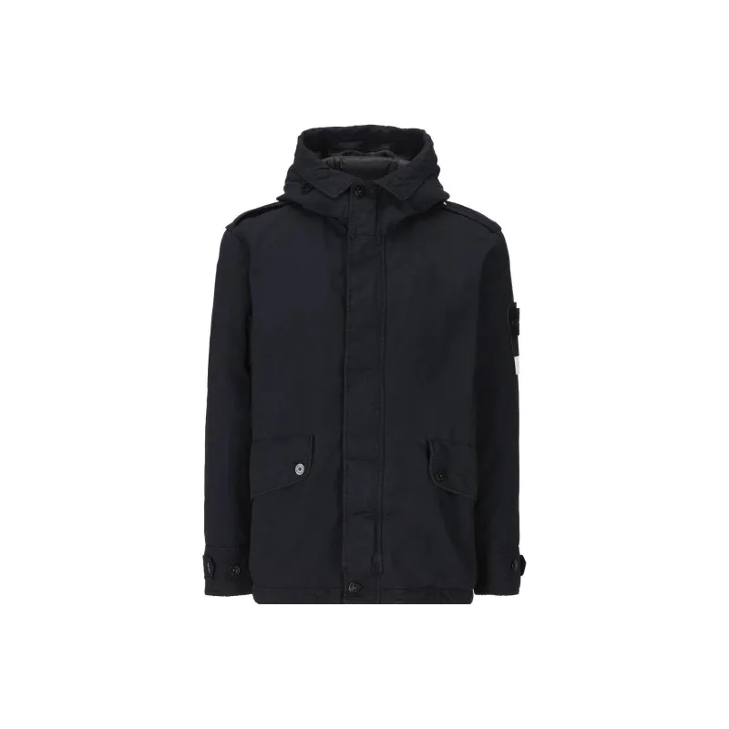 STONE ISLAND High Neck Hooded Jacket-0