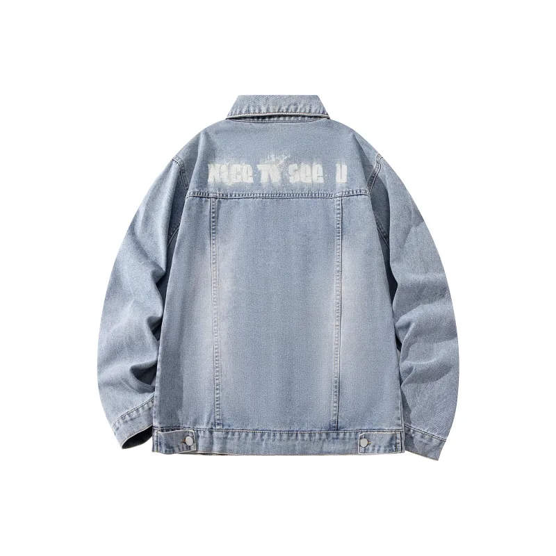 HONOR OF KINGS Denim Jacket Unisex Blue Denim-2