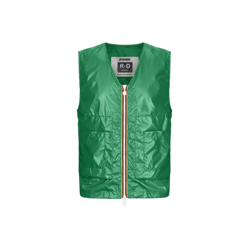 K WAY Vests Unisex Green-0