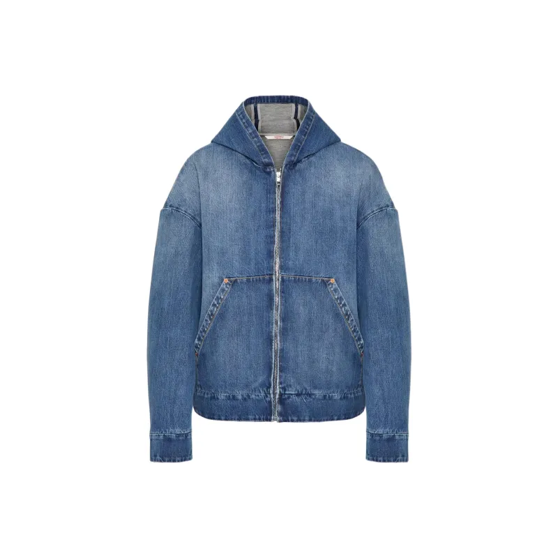 Valentino Denim Jacket Men's Blue-0